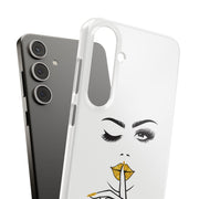 Serene Bombshell Phone Case, Chic Snap Case, Stylish Phone Cover