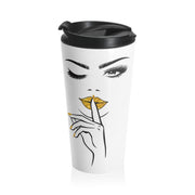 Serene Bombshell Chic Stainless Steel Travel Mug with Elegant Design