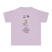 Stylish Youth Tee - Scenic Bombshell in the Making Graphic T-Shirt for Trendy Kids