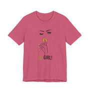 Serene Bombshell Empowering Graphic Tee "Go Girl" for Confident Women