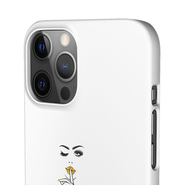 Serene Bombshell Phone Case, Chic Snap Case, Stylish Phone Cover