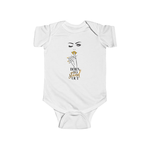 Born To Stand Out Cute Baby Bodysuit, Funny Baby Clothes, Newborn Gift