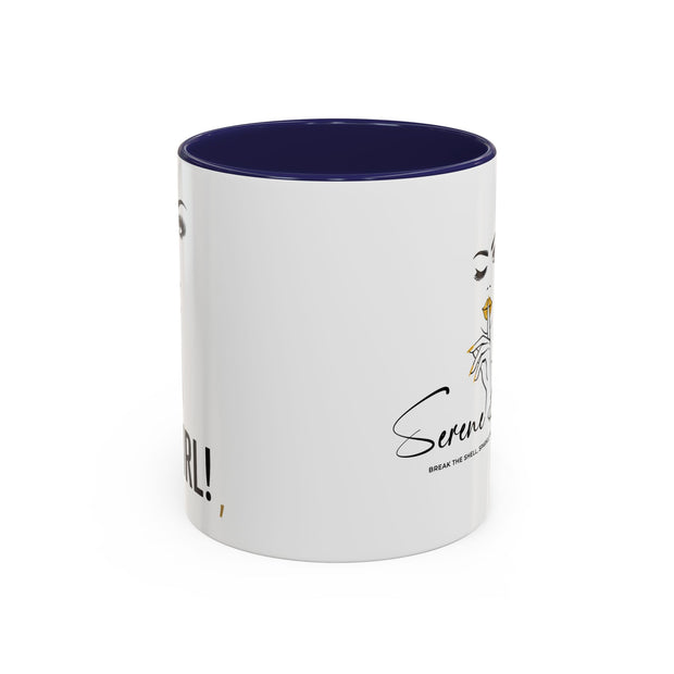 Serene Bombshell "Go Girl" Accent Coffee Mug (11, 15oz)