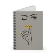 Serene Bombshell Chic Spiral Notebook - Glamorous Design