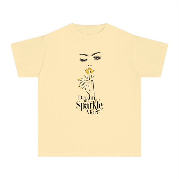 Stylish Youth Tee - Dream Big, Sparkle More Graphic T-Shirt for Trendy Kids