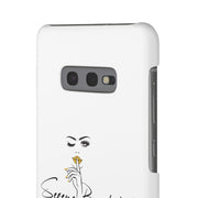 Serene Bombshell Phone Case, Chic Snap Case, Stylish Phone Cover