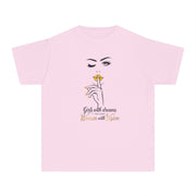 Stylish Youth Tee - Girls with Dreams Graphic T-Shirt for Trendy Kids