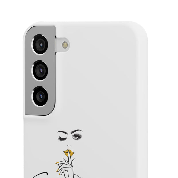 Serene Bombshell Phone Case, Chic Snap Case, Stylish Phone Cover