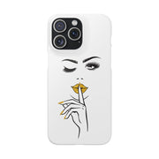Serene Bombshell Phone Case, Chic Snap Case, Stylish Phone Cover