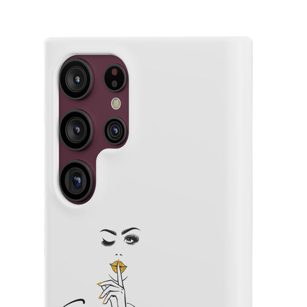 Serene Bombshell Phone Case, Chic Snap Case, Stylish Phone Cover
