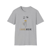 Serene Bombshell Chic Statement T-Shirt - "I can. I will. Watch Me" Graphic Tee