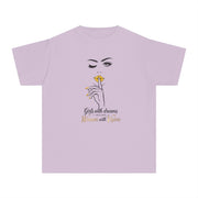 Stylish Youth Tee - Girls with Dreams Graphic T-Shirt for Trendy Kids