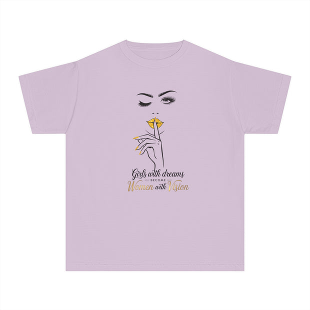 Stylish Youth Tee - Girls with Dreams Graphic T-Shirt for Trendy Kids