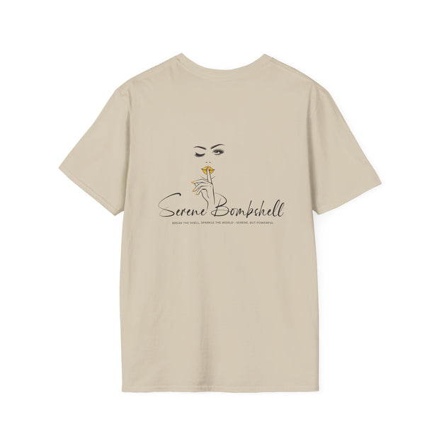Serene Bombshell Chic Statement T-Shirt - Graphic Tee