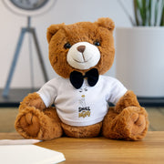 Small But Mighty Charming Plush Teddy Bear with Customizable T-Shirt