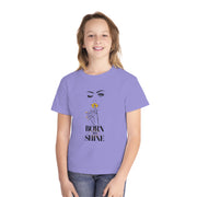 Born to Shine Stylish Youth Tee - Graphic T-Shirt for Trendy Kids