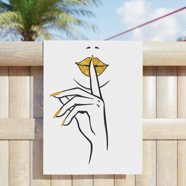 Serene Bombshell Chic Whisper Beach Towels | Summer Vibes