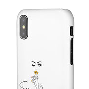 Serene Bombshell Phone Case, Chic Snap Case, Stylish Phone Cover