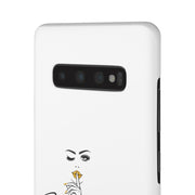 Serene Bombshell Phone Case, Chic Snap Case, Stylish Phone Cover