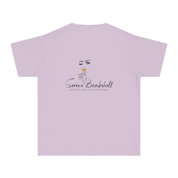 Smart Girls Shine Bright Stylish Youth Tee - Graphic T-Shirt for Trendy Kids