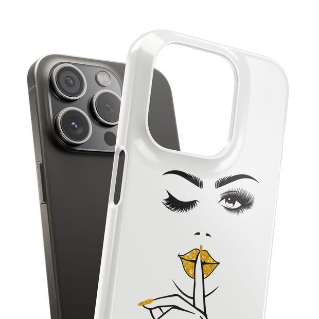 Serene Bombshell Phone Case, Chic Snap Case, Stylish Phone Cover
