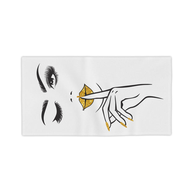 Serene Bombshell Chic Whisper Beach Towels | Summer Vibes