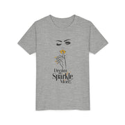 Dream Big, Sparkle More Youth Tee, Stylish Graphic Young Adult Shirt