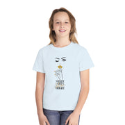 Smart Girls Shine Bright Stylish Youth Tee - Graphic T-Shirt for Trendy Kids