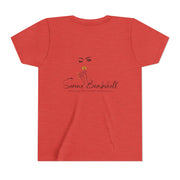 Smart Girls Shine Bright Youth Tee, Stylish Graphic Young Adult Shirt