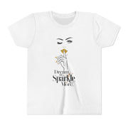 Dream Big, Sparkle More Youth Tee, Stylish Graphic Young Adult Shirt