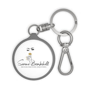 Serene Bombshell Chic Keyring Tag with Stylish Design, Ideal Gift for Fashion Lovers