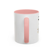 Serene Bombshell Stylish Black-Handled Coffee Mug - Perfect for Morning Brew