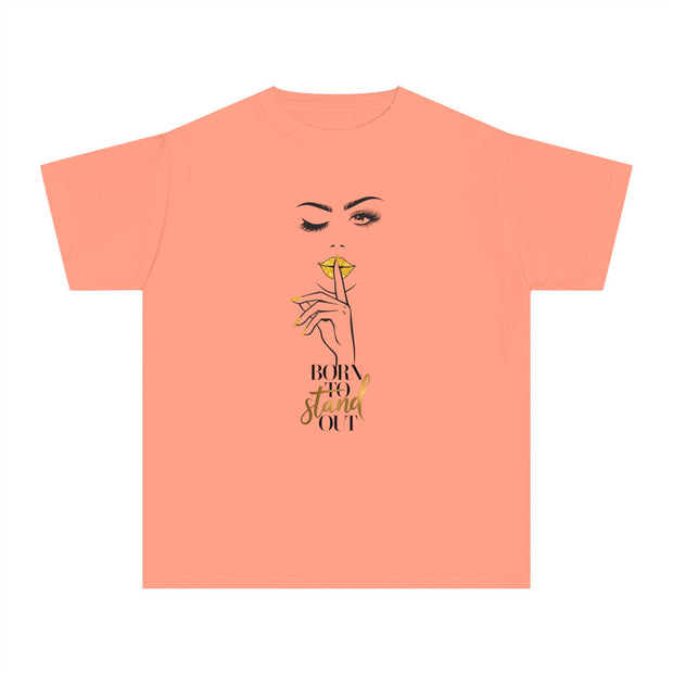Stylish Youth Tee - Born To Stand Out Graphic T-Shirt for Trendy Kids