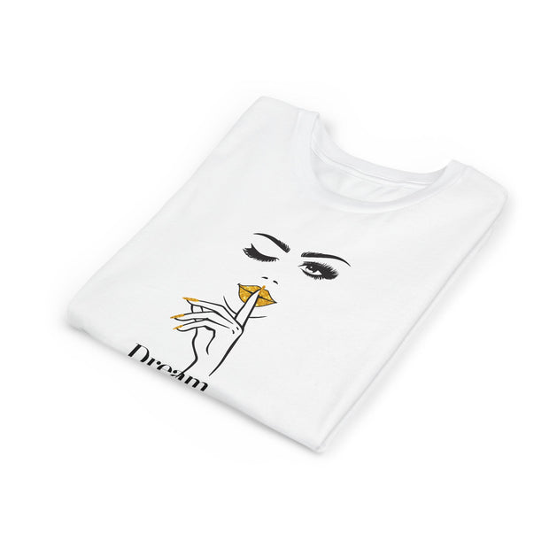 Dream Big, Sparkle More Youth Tee, Stylish Graphic Young Adult Shirt