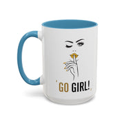 Serene Bombshell "Go Girl" Accent Coffee Mug (11, 15oz)