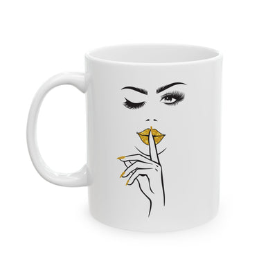 Charming Ceramic Coffee Mug, Unique Gift for Coffee Lovers, Tea Drinkers, Home Office Decor, Birthday, Holiday Present