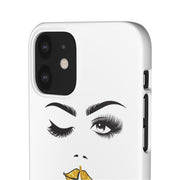 Serene Bombshell Phone Case, Chic Snap Case, Stylish Phone Cover