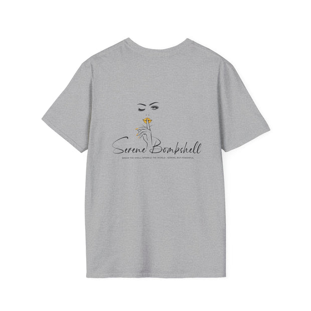 Serene Bombshell Chic Statement T-Shirt - You are Stronger than you think Graphic Tee