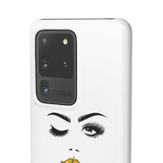 Serene Bombshell Phone Case, Chic Snap Case, Stylish Phone Cover