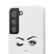 Serene Bombshell Phone Case, Chic Snap Case, Stylish Phone Cover