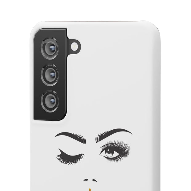 Serene Bombshell Phone Case, Chic Snap Case, Stylish Phone Cover