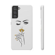 Serene Bombshell Phone Case, Chic Snap Case, Stylish Phone Cover