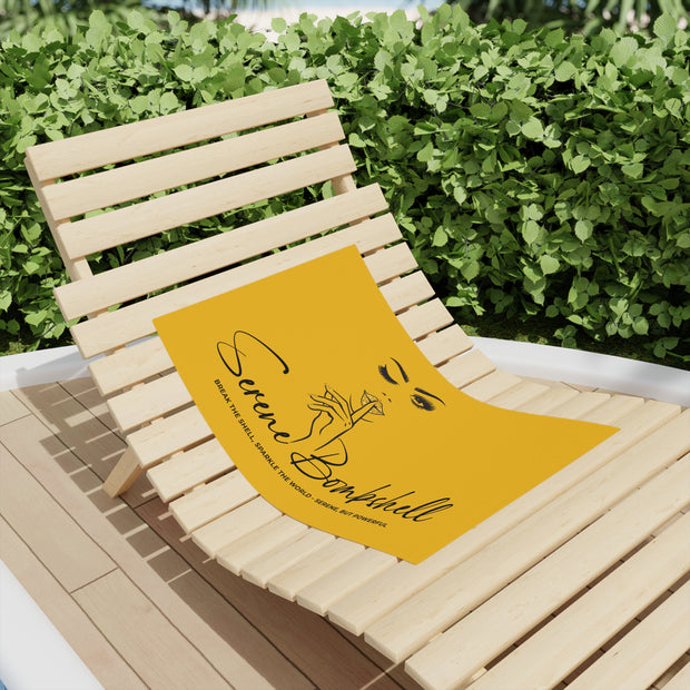 Serene Bombshell Chic Whisper Beach Towels | Summer Vibes