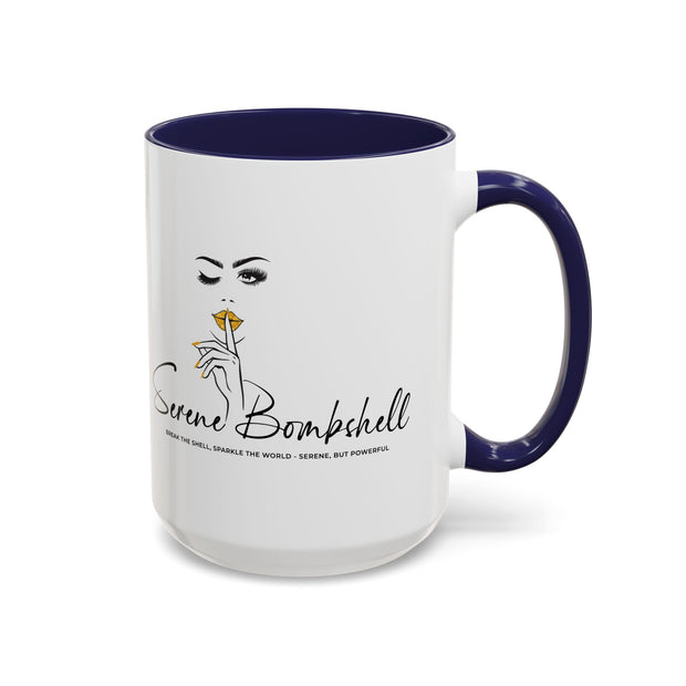 Serene Bombshell "Go Girl" Accent Coffee Mug (11, 15oz)