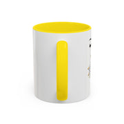 Serene Bombshell Stylish Black-Handled Coffee Mug - Perfect for Morning Brew