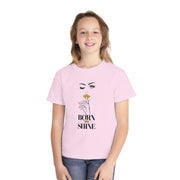 Born to Shine Stylish Youth Tee - Graphic T-Shirt for Trendy Kids