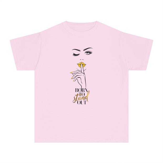 Stylish Youth Tee - Born To Stand Out Graphic T-Shirt for Trendy Kids