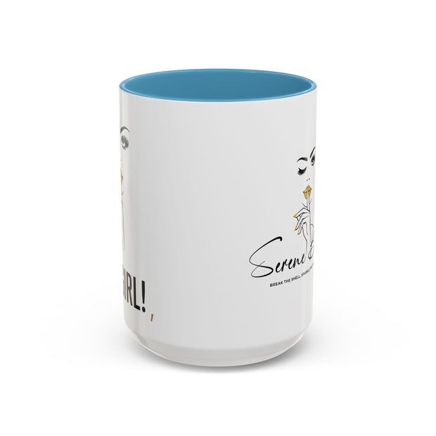 Serene Bombshell "Go Girl" Accent Coffee Mug (11, 15oz)