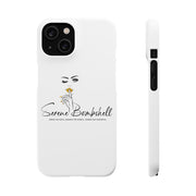 Serene Bombshell Phone Case, Chic Snap Case, Stylish Phone Cover