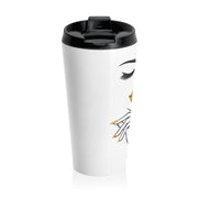 Serene Bombshell Chic Stainless Steel Travel Mug with Elegant Design